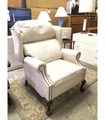 SOLD - Charles Harland White Recliner